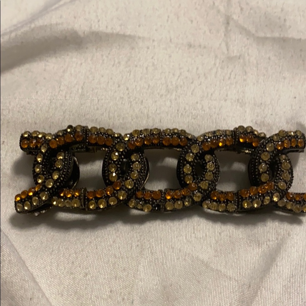 Rhinestone elastic bracelet